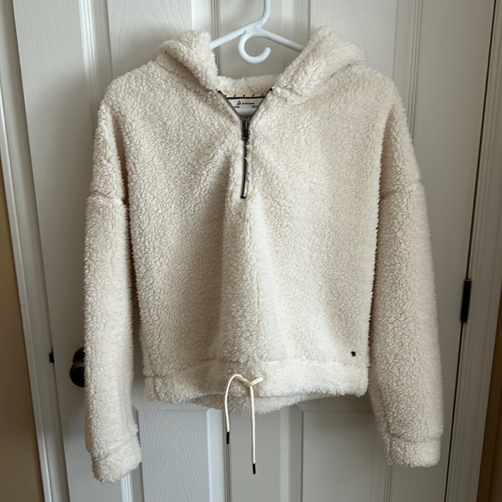 Women’s Sherpa Cropped Hoodie